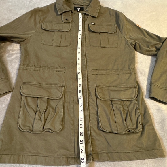 Tentree Field Jacket Women's Medium Green Military Utility Chore Coat Farm Army - Picture 3 of 11